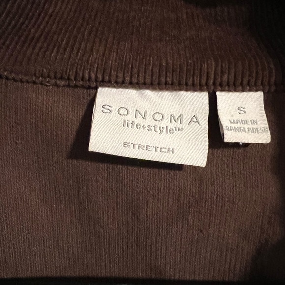 Brown corduroy Sonoma jacket - Picture 2 of 2